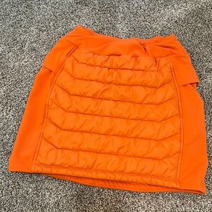 Women’s XS puffy outdoor skirt- Orange perfect for football games!!